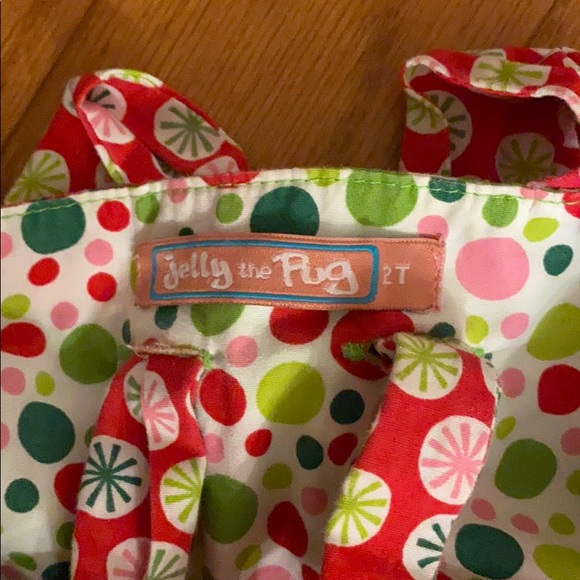 Jelly the Pug Christmas jumper sz 2T - Picture 2 of 6